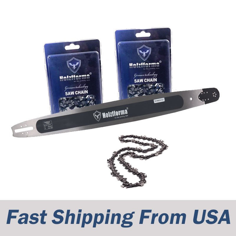 76in" .404 .063 201DL Guide Bar Skip Ripping Saw Chains For ST MS880 070 088 gallery
