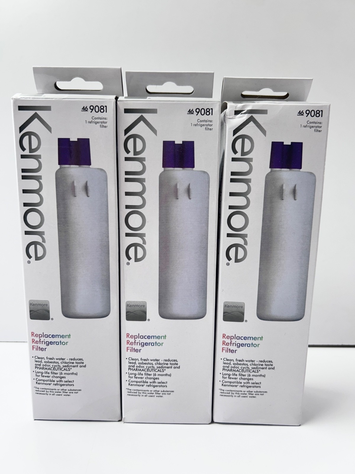 3 PACK - Kenmore 46 9081 Water Filter New In Box gallery