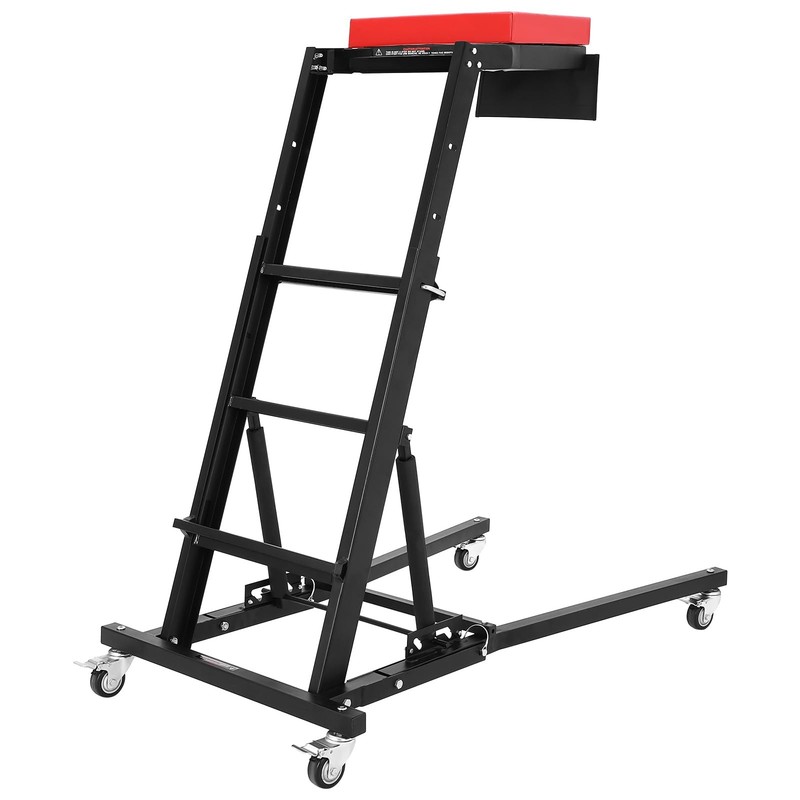 400LB Adjustable Height Auto Creeper |Capacity, 6 Wheels, Foldable Frame gallery