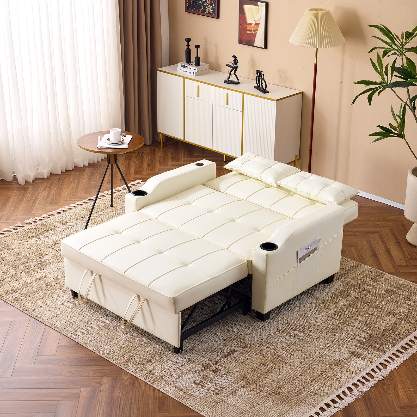 Sleeper Chair Bed Pull Out Chair Beds Convertible Chair Bed with USB Charging gallery