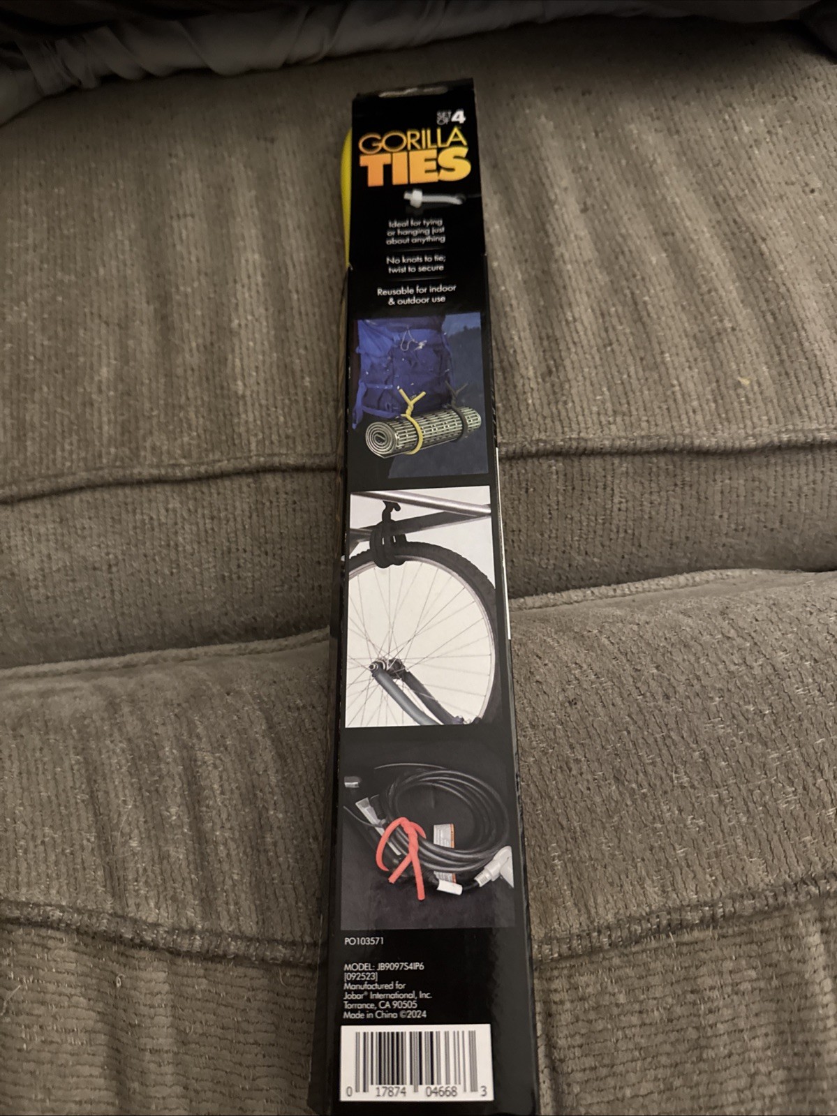 IdeaWorks Gorilla Ties 31" Length Holds Up to 200 Pounds Set Of 4 gallery