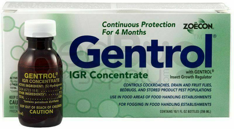 Gentrol IGR Concentrate Insect Growth Regulator Roaches Bed Bugs - 1oz or 1 Pint gallery