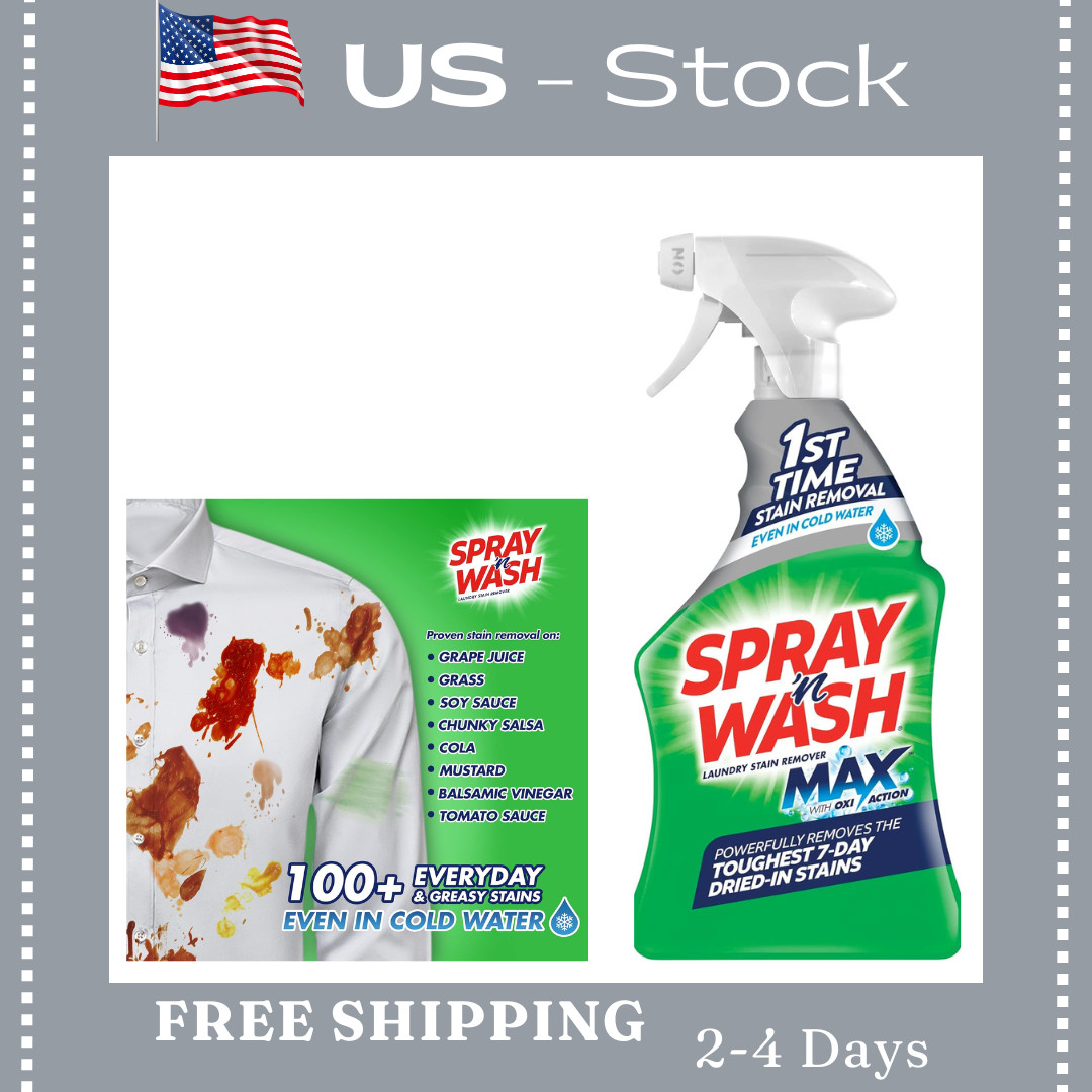 Spray 'N Wash Max Laundry Strain Remover 16 oz, Packaging may vary gallery
