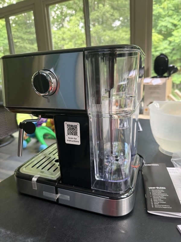 Chefman CraftBrew Espresso Machine, 15-Bar Pump Digital Espresso Maker w/Steam gallery