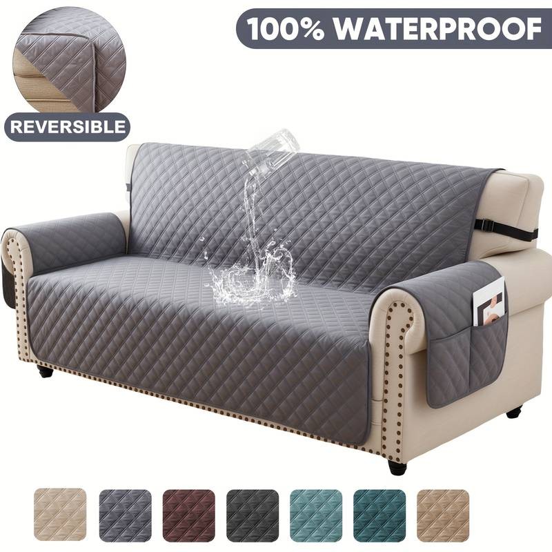 Waterproof & Washable Reversible Sofa Cover Recliner protector for Pet Friendly gallery