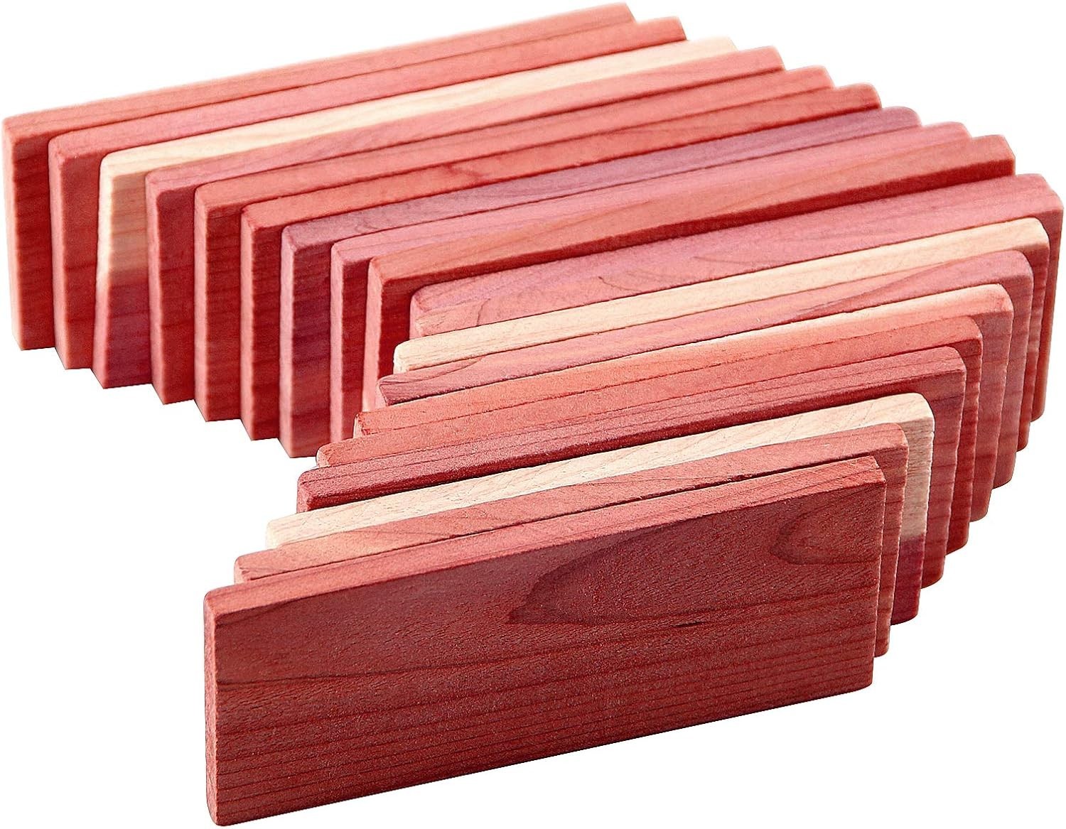 Cedar Space Cedar Blocks for Closet Storage 100% Aromatic Red Cedar Planks 16pcs gallery
