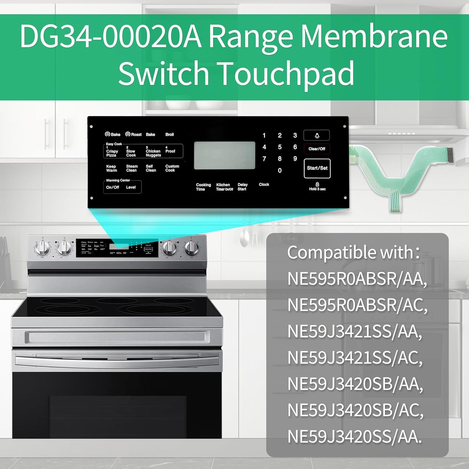 Touchpad Switch Membrane for Samsung R300SBSX FER300SB FER300SX FER300SW/XAC NEW gallery