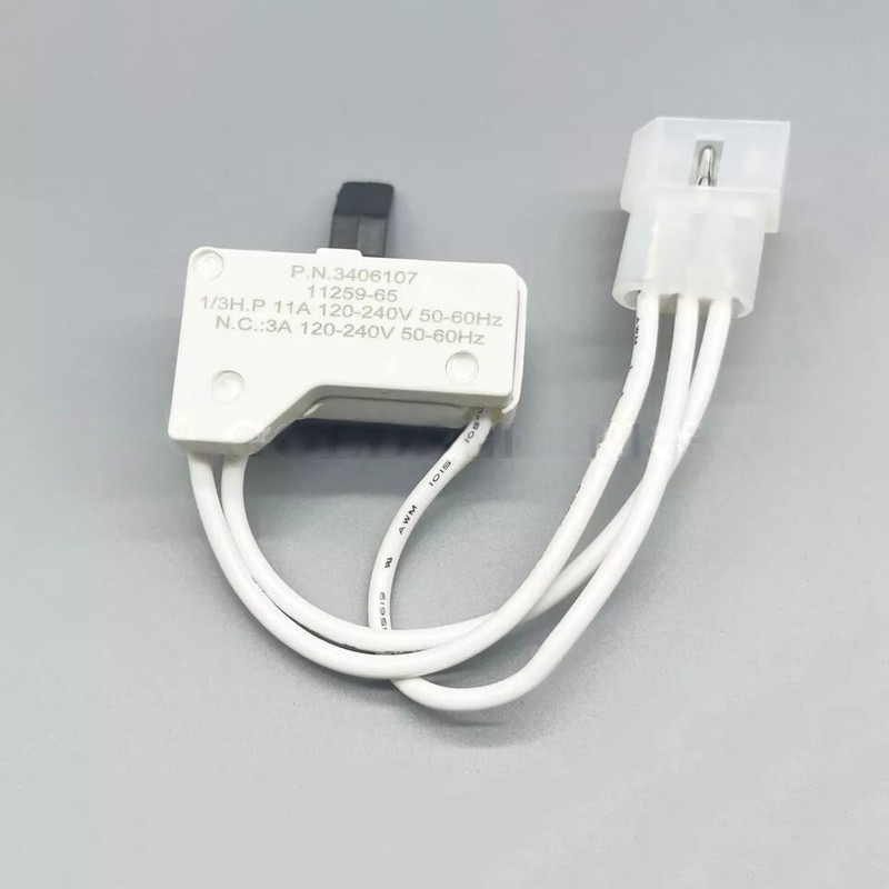 3406107 Dryer Door Switch Assembly Replacement for Whirlpool, Kenmore, Maytag gallery
