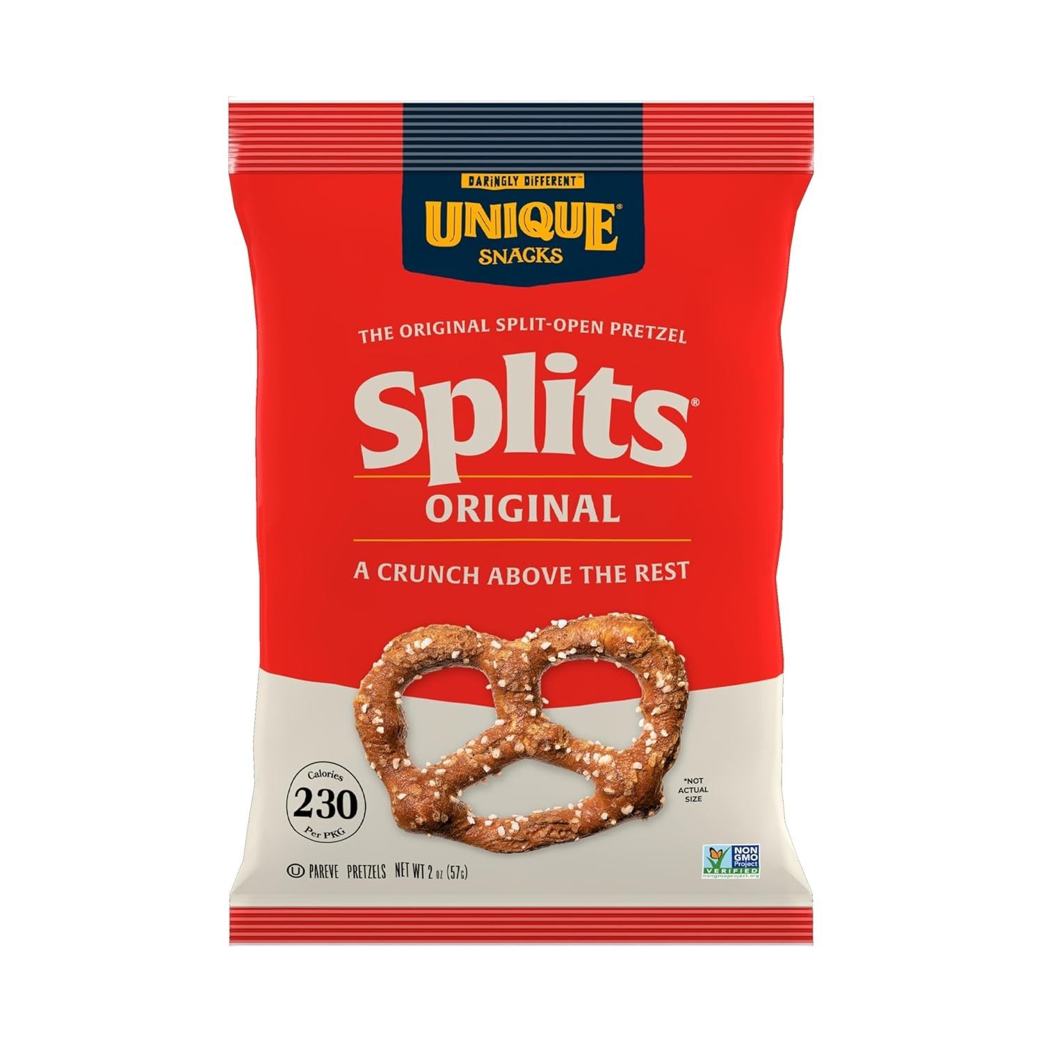 "Splits" Pretzels, Delicious Homestyle Baked, Certified OU Kosher and Non-GMO... gallery
