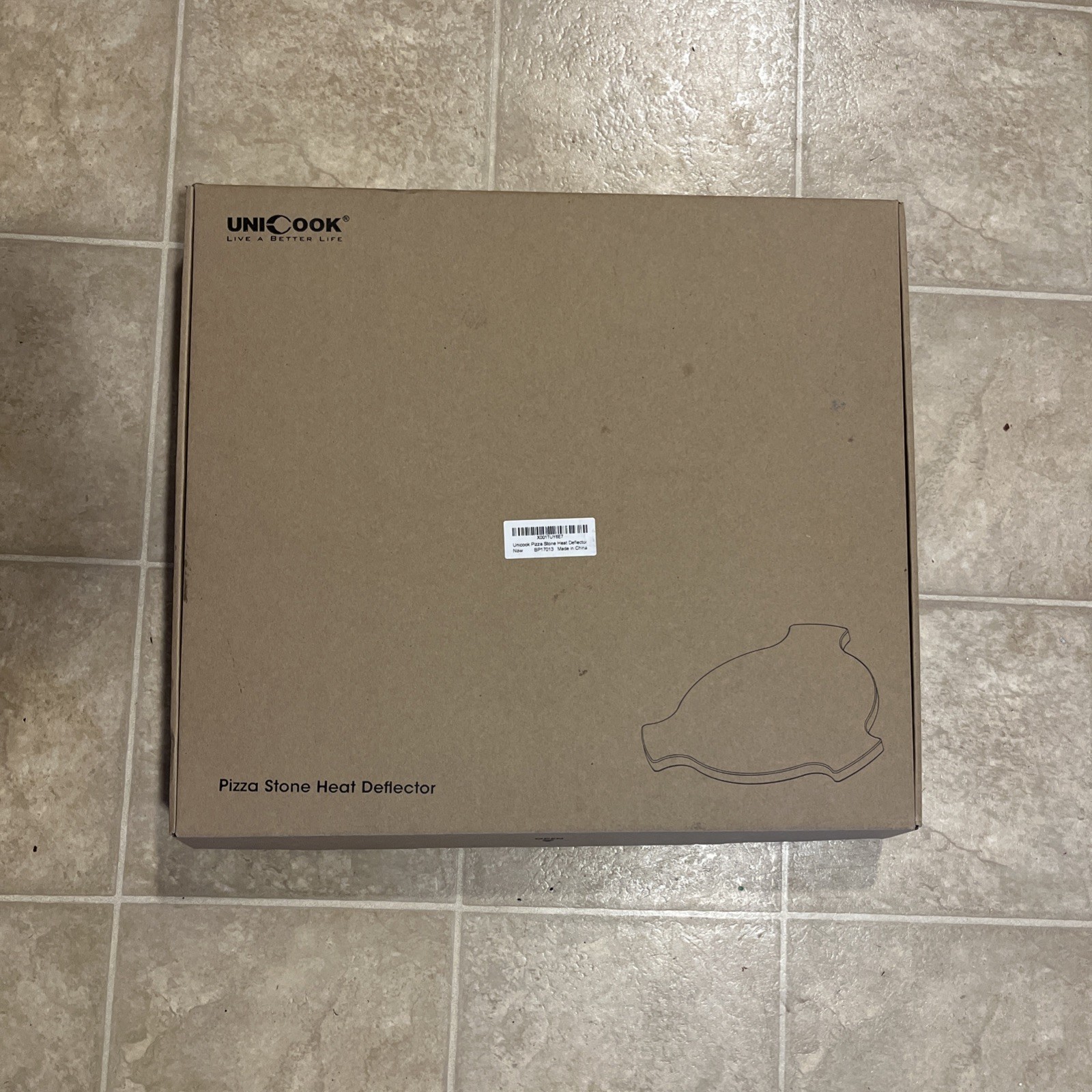 Unicook 17 Inch Pizza Stone Heat Deflector Brand New gallery