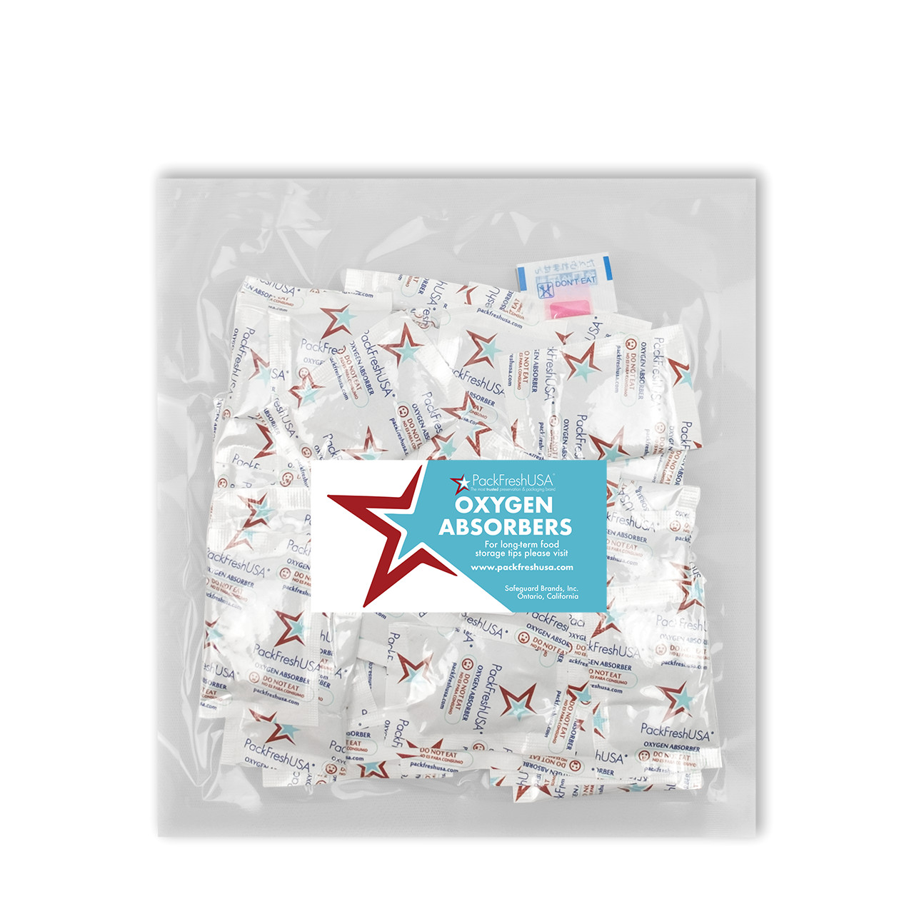 PackFreshUSA 200cc Oxygen Absorber Packs Food-Grade - Non-Toxic - 50 Pack gallery
