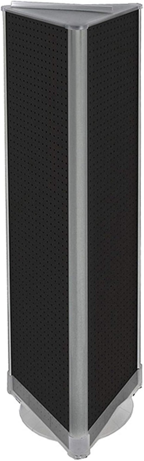 Azar 700450-BLK Three-Sided Spinning Pegboard, Black Solid Pegboard - Black - 3 gallery