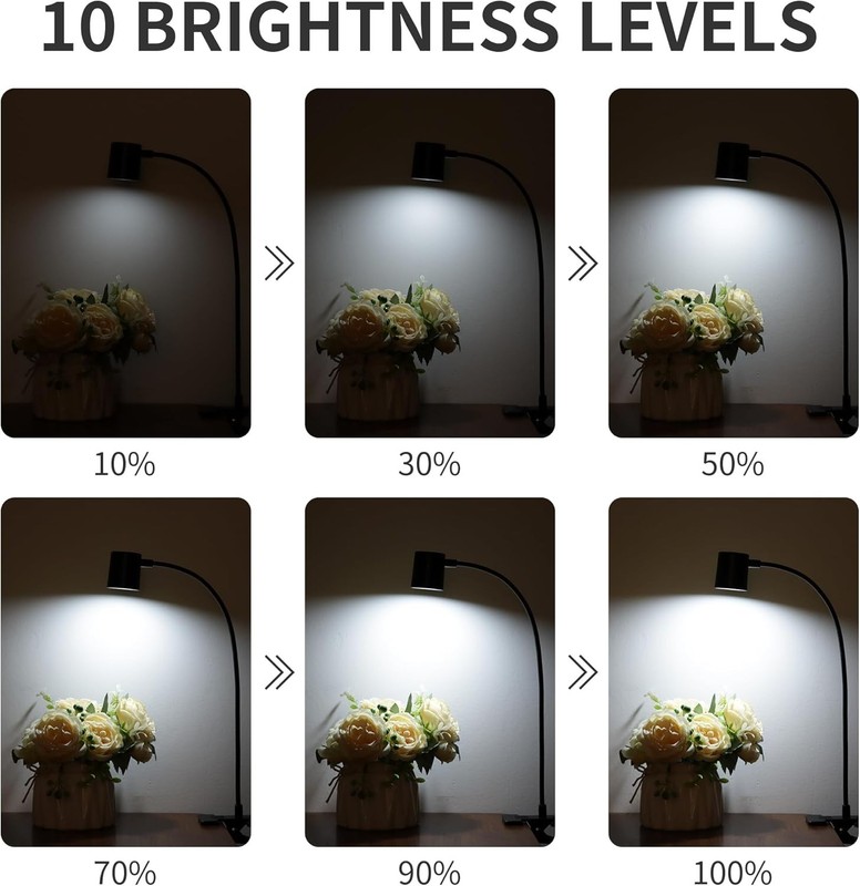 Highly Efficient LED Reading Light with 360° Flexibility & Eye Protection gallery