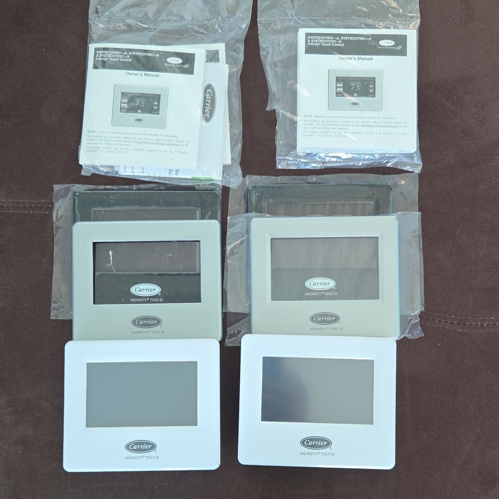 Two Carrier Infinity Touchscreen Controllers SYSTXCCITC01-A Version13.02 gallery
