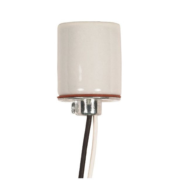 Straight Porcelain Body Medium Base Socket 1/8IP 660W 250V 24" Leads 23793 gallery