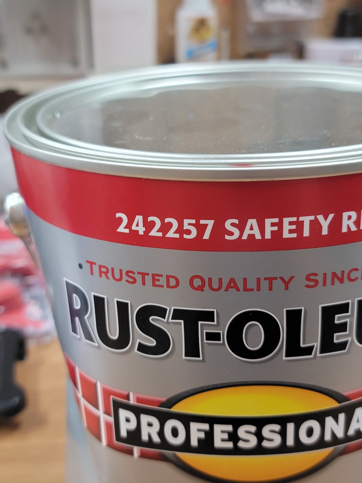Rust-Oleum 242257 Safety Red, Oil-Based. One Gal Dent Container. FreeShipL48,GB gallery