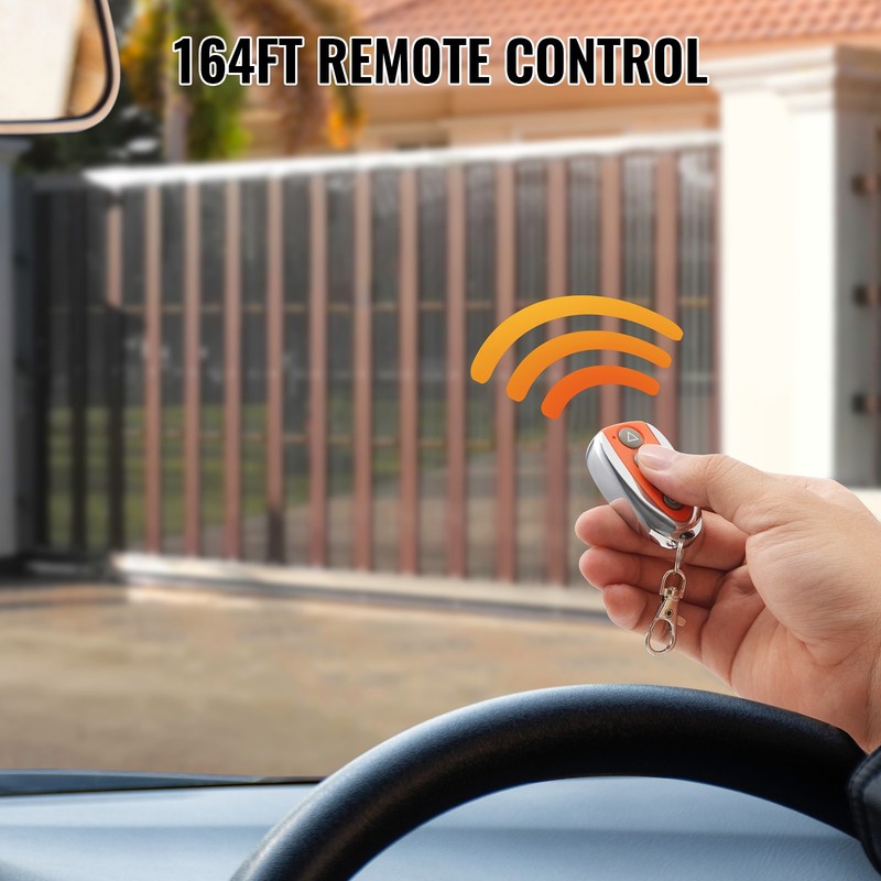 VEVOR Automatic Gate Remote Control 131ft 4-Button Sliding Gate Opener Remotes gallery