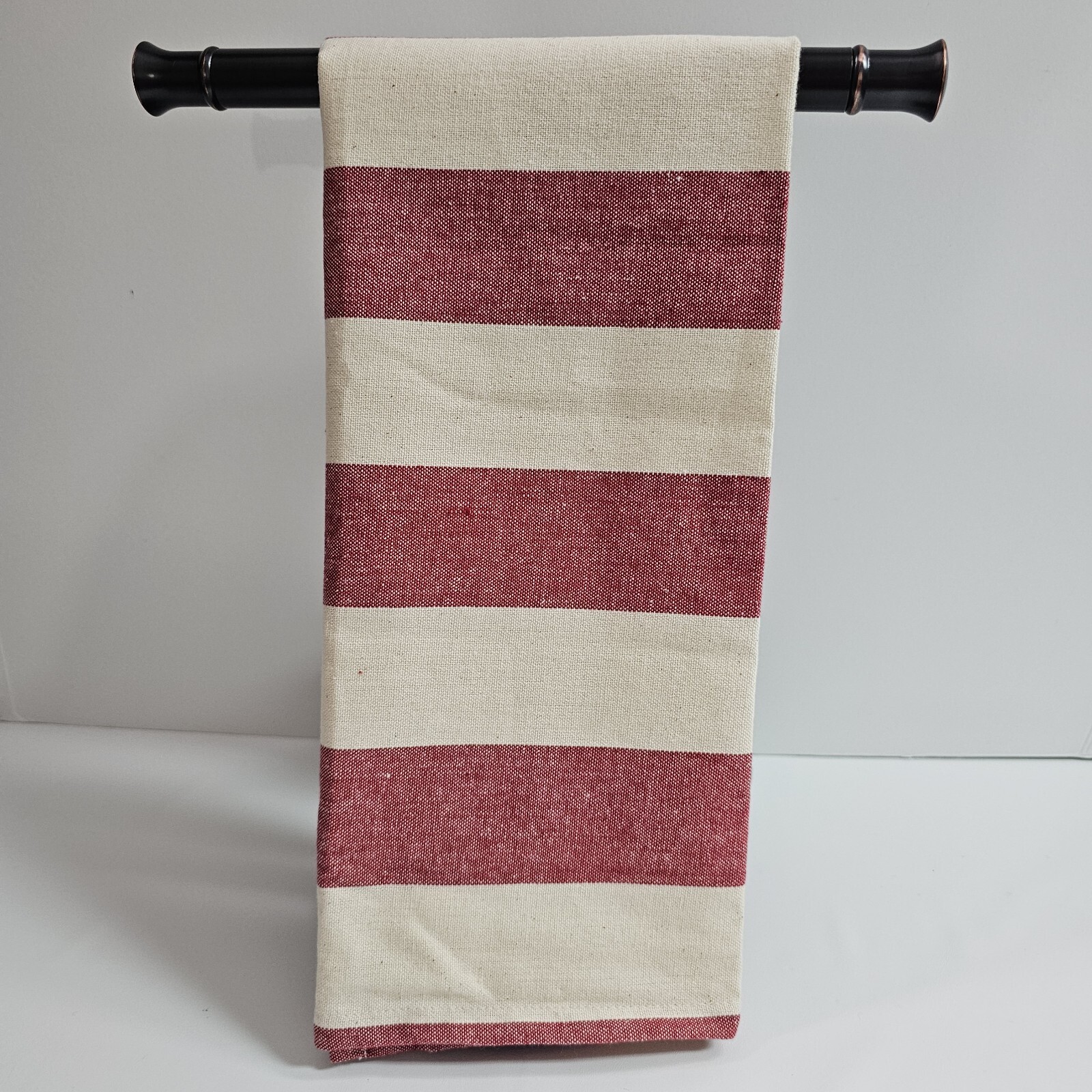 100% Cotton Stars & Stripes American Flag Dish Towel Hanging Loop 27.5" x 17" gallery