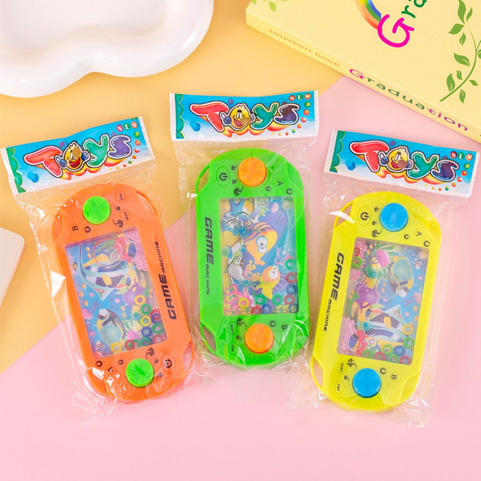 Duccsko 5 Pack Handheld Water Ring Games Party Favors for Moderate, [Varies] gallery