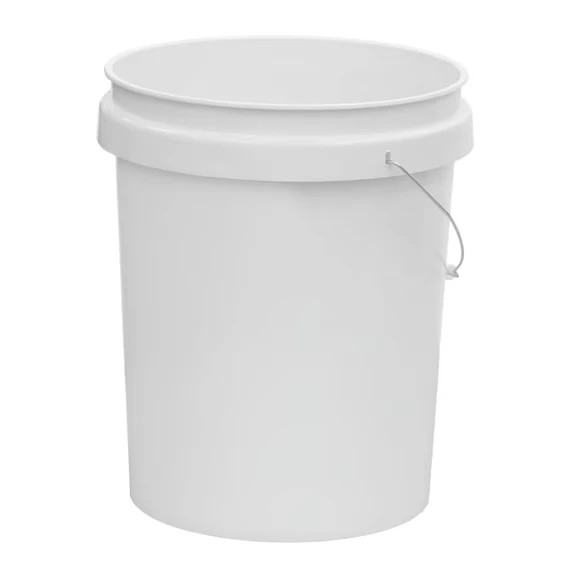 United Solutions 5 Gallon Round Plastic Utility Bucket White PN0149 16 Pack gallery