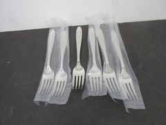 LENOX PATTERN DARNABY CANTERA 18 /10 STAINLESS 6 LOT SALAD FORKS 7- 1/8 INCHES