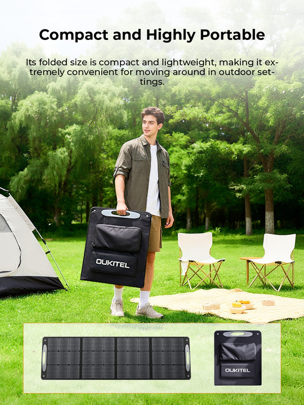 Solar Panel Portable Foldable 100W 200W 400W for Camper Van RV Trailer Camping gallery