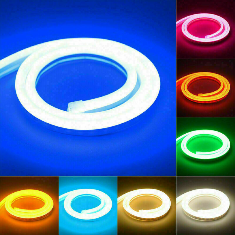 DC 12V SMD2835 Flexible LED Strip Waterproof Neon Lights Silicone Tube 1M-10M gallery