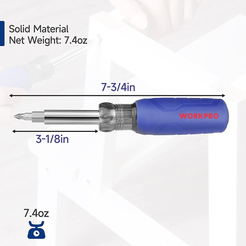 DURATECH 6 PCS Magnetic Screwdrivers Set 3PCS Phillips & 3PCS Flat Head S2 Steel gallery
