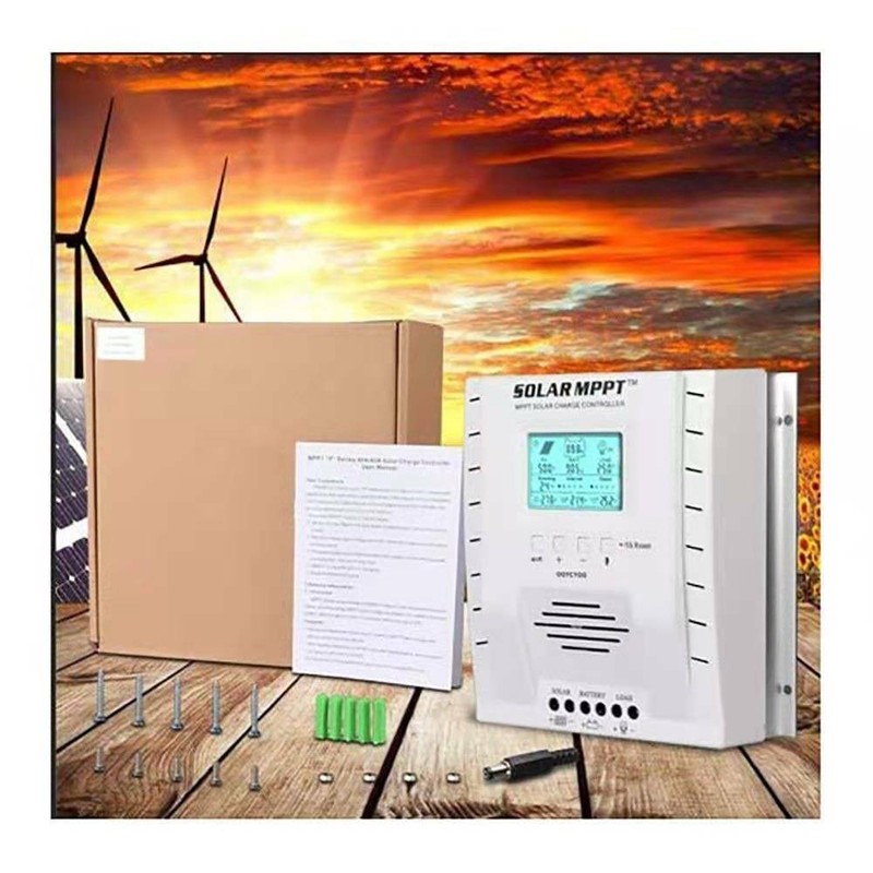 60A MPPT Solar Charge Controller Regulator 12V 24V Lead Acid Lifepo4 Lithium R5 gallery