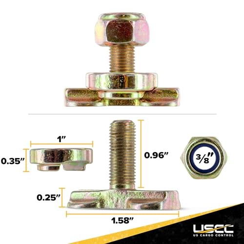 L Track Threaded Bolt Double Stud Fitting, (10 Pack) 5,500 Pounds 10 units gallery