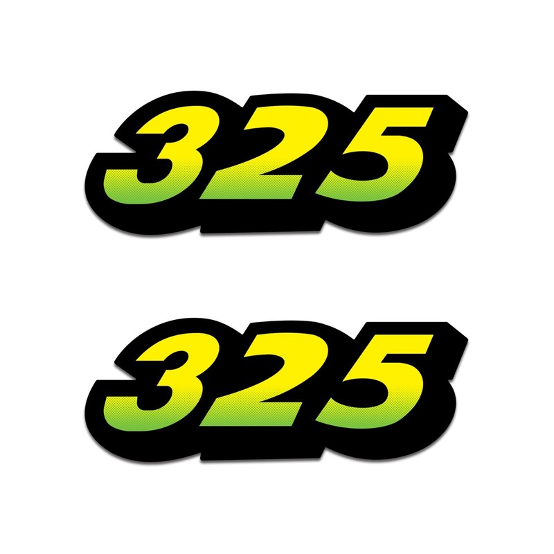 New Replacement Decal Set for John Deere 325 Lawn Tractor Hood Vinyl Sticker Kit gallery