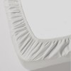 4 Piece Ruffled Sheet Set, Solid White 650 TC Egyptian Cotton, Pocket up to 26" gallery