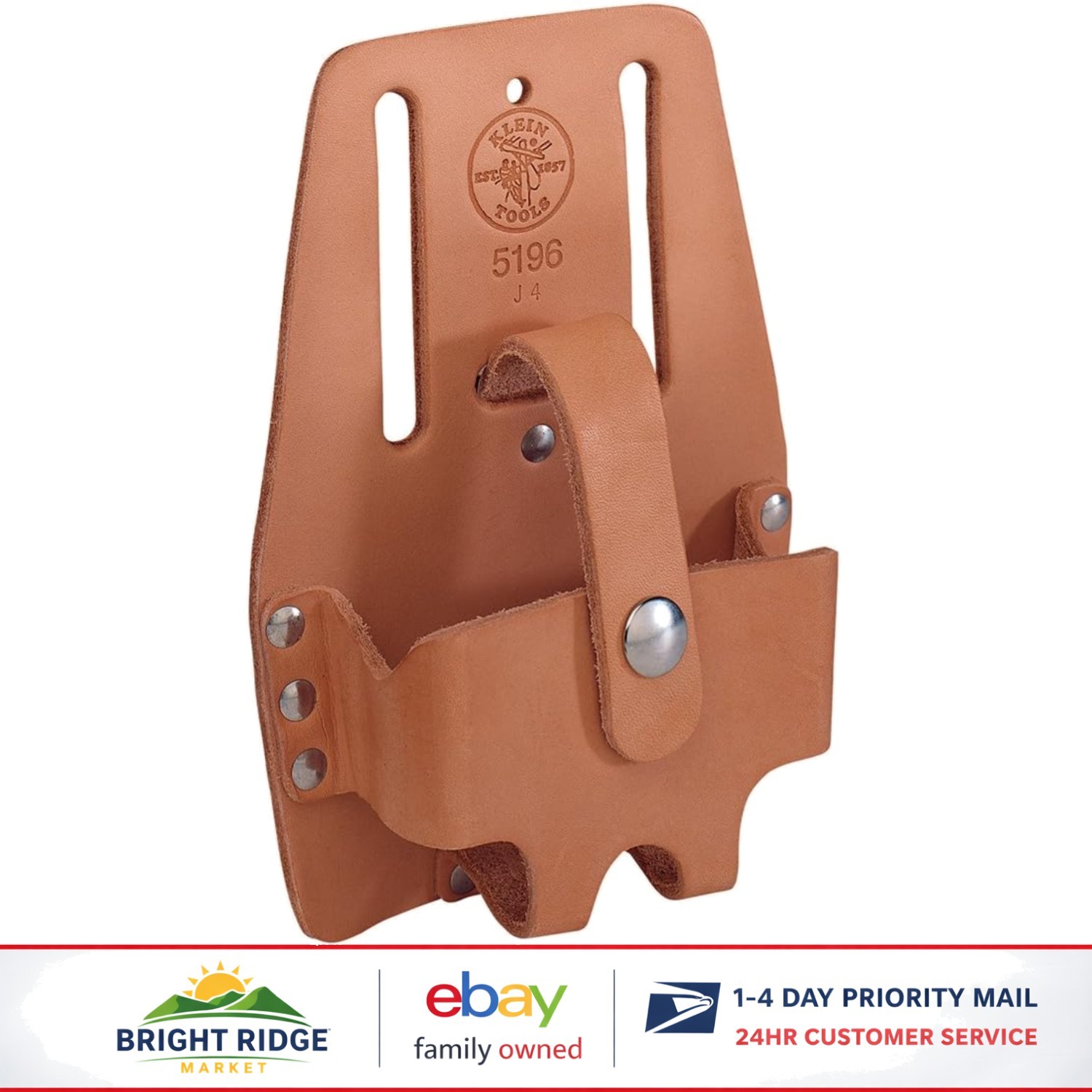 Leather Tape Measure Holder for Large Tools, Durable Construction, Easy Access gallery
