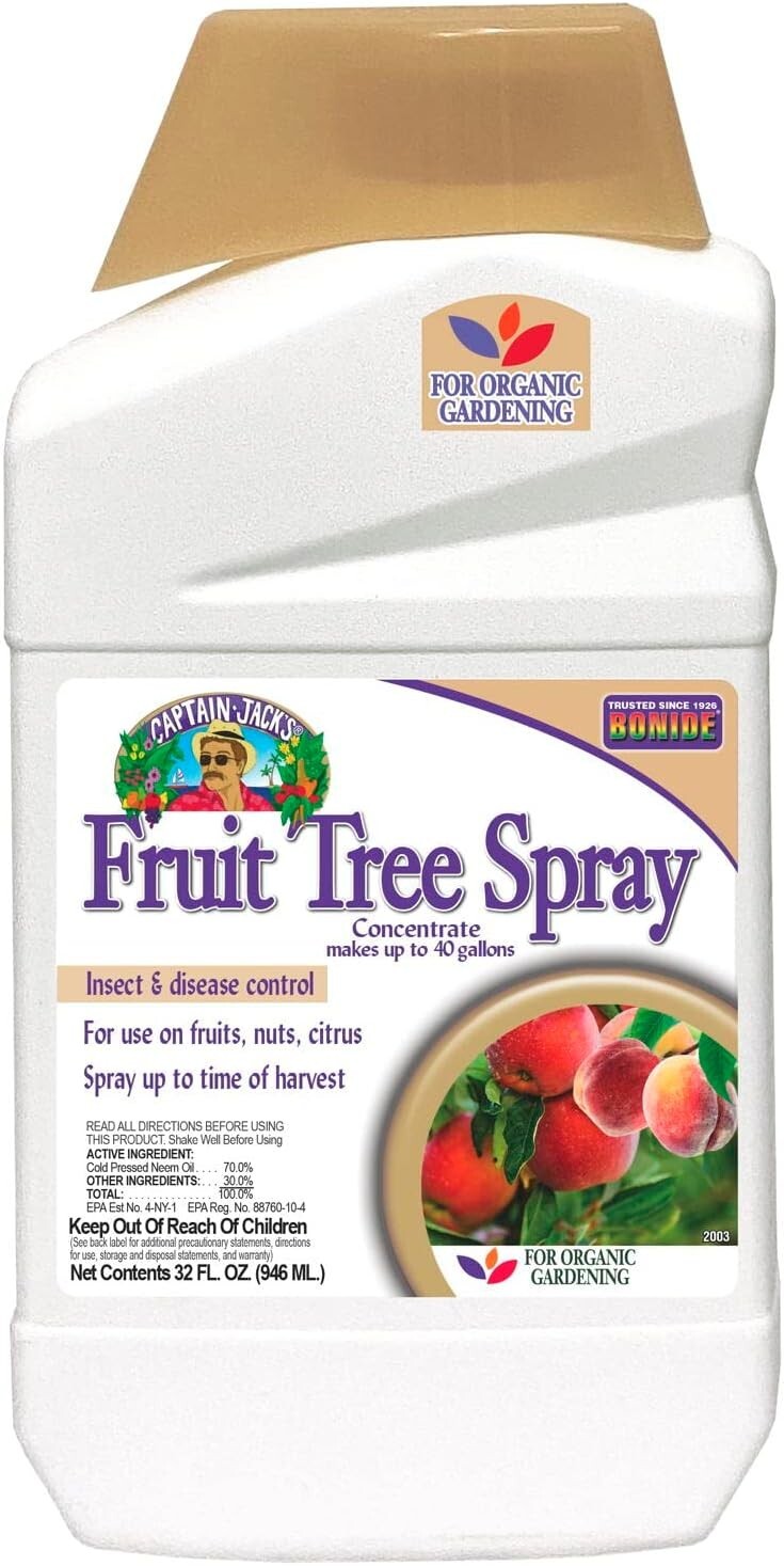 Bonide Captain Jacks Fruit Tree Spray Concentrate Insect Disease Control 32 oz gallery