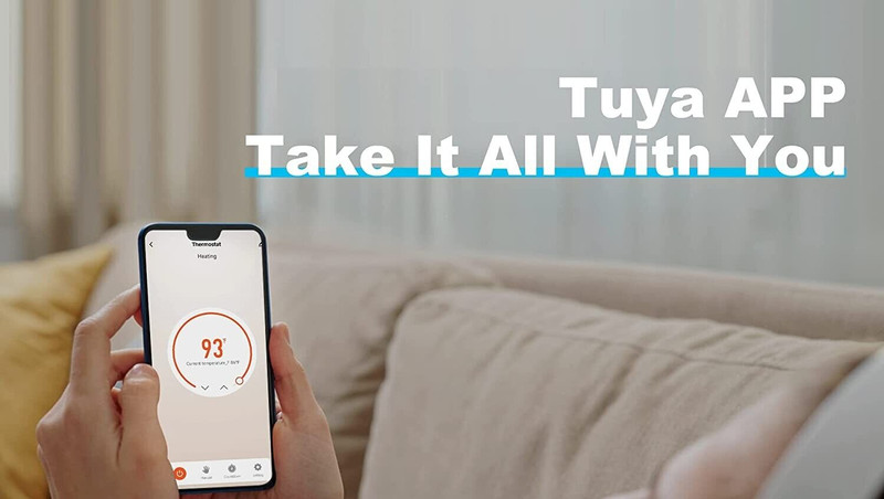 Smart Programmable Thermostat Compatible w Alexa Assistant HomeKit APP Remote.. gallery