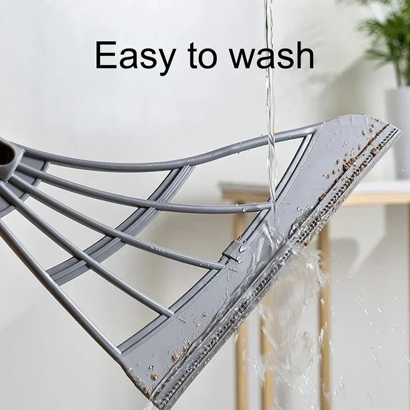 Surface Lightweight Silicone Broom, Squeegee, Pet Hair Remover, Indoor Cleaning gallery