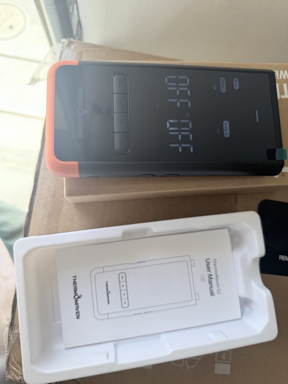 ThermoMaven G2 Wireless Meat Thermometer 2-Probe WiFi Bluetooth BBQ Grill gallery