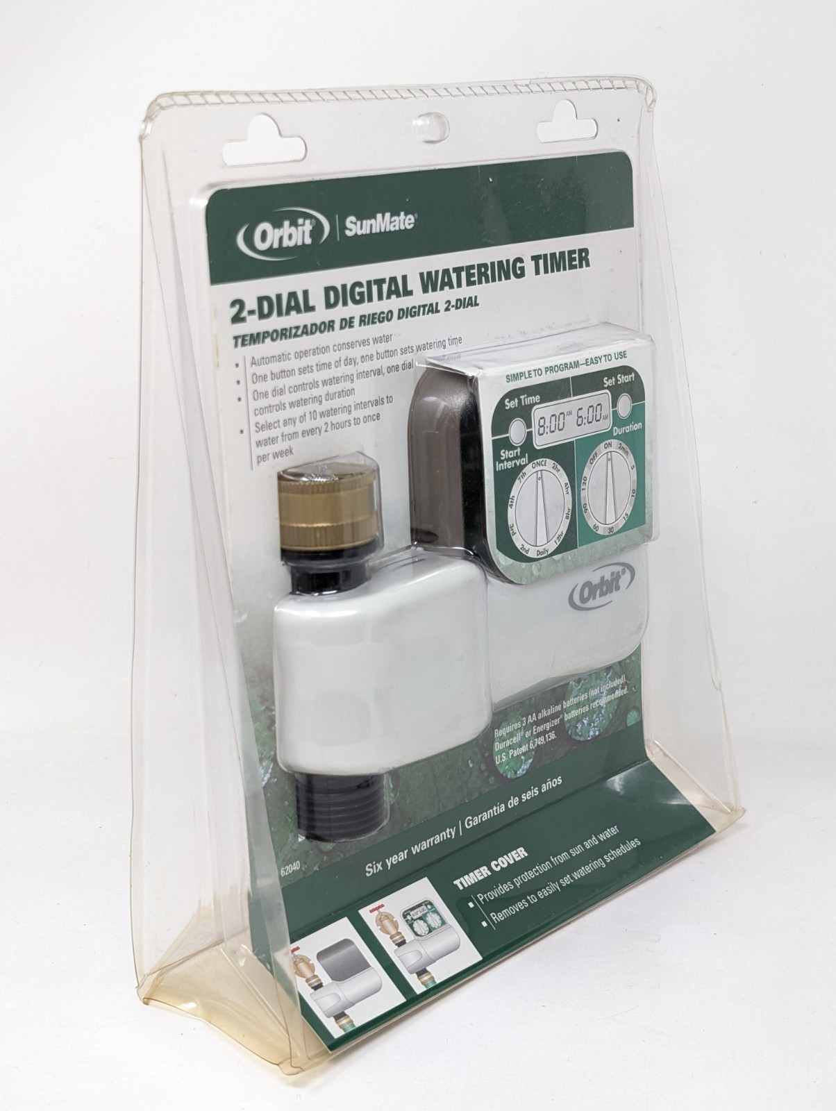 Orbit SunMate 2 Dial Digital Watering Timer Model 62040 NEW gallery
