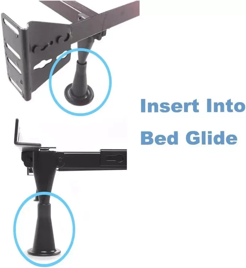 6PCS Reinforced Bed Frame Feet That Replace Wheels. Prevent Sliding. Sturdy gallery