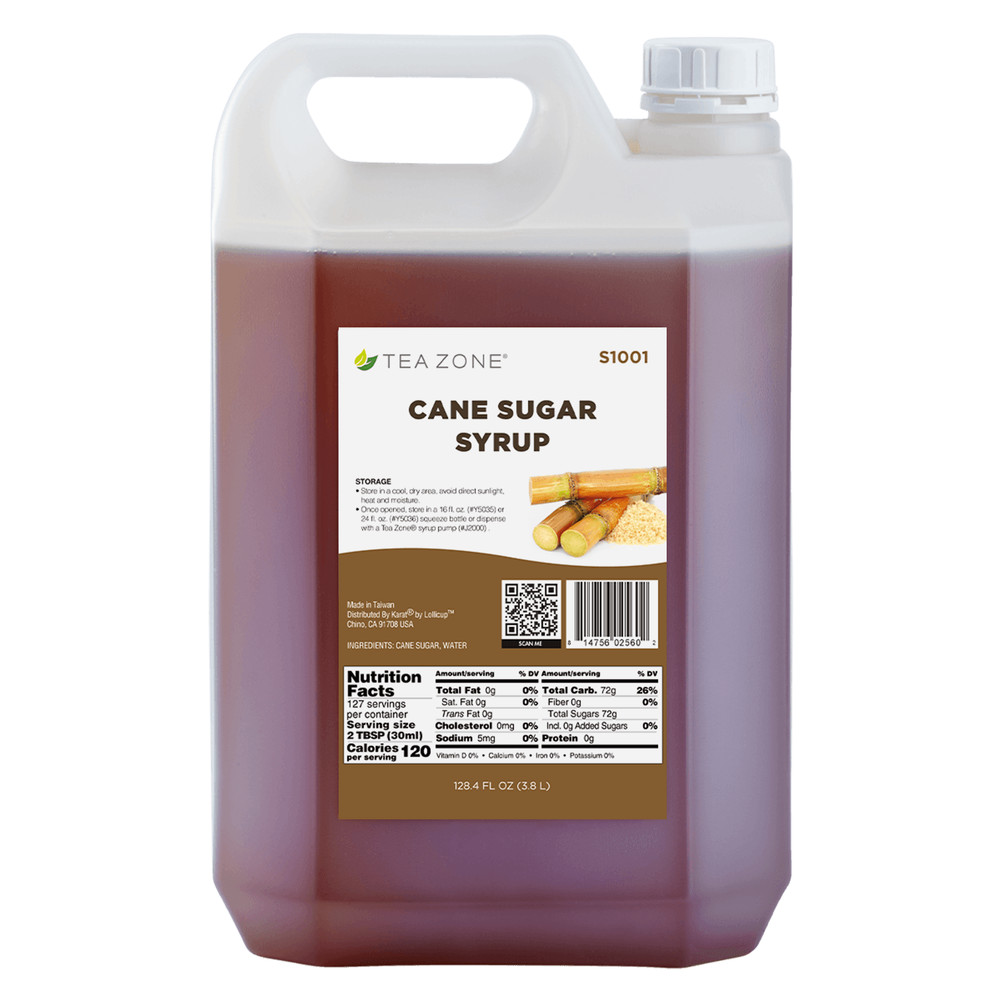 Tea Zone Cane Sugar Syrup - Bottle (3.8 L), S1001