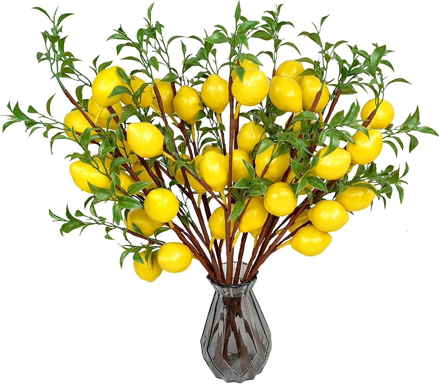 Lemon Decor Fake Lemons Branch Yellow Artificial Lemon for Home or Party 6 PCS. gallery