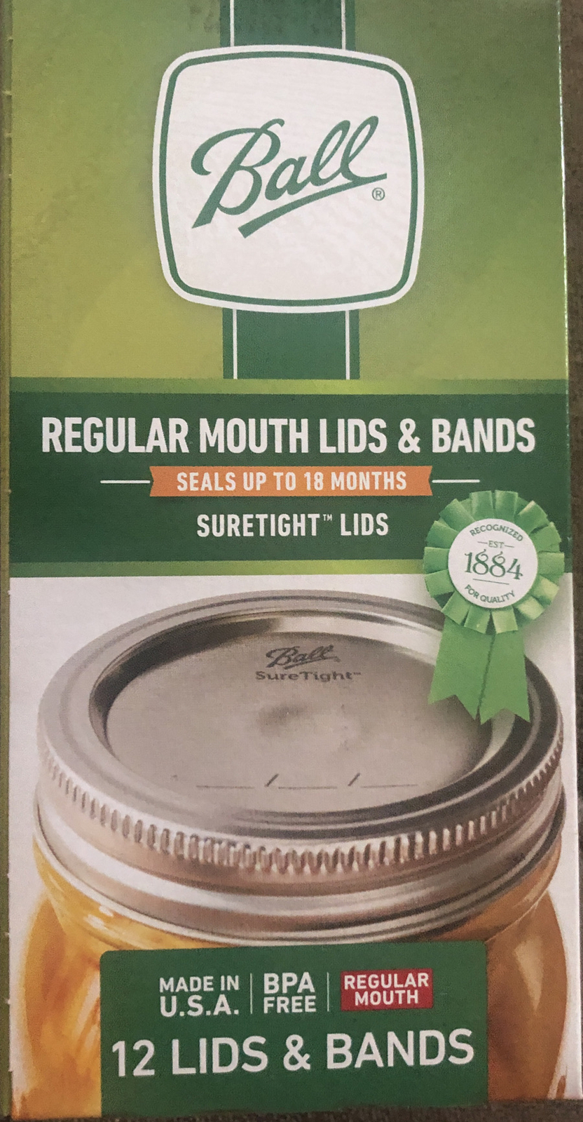Ball Regular Mouth Suretight Lids And Bands, BPA Free (12 Count) Canning Season gallery