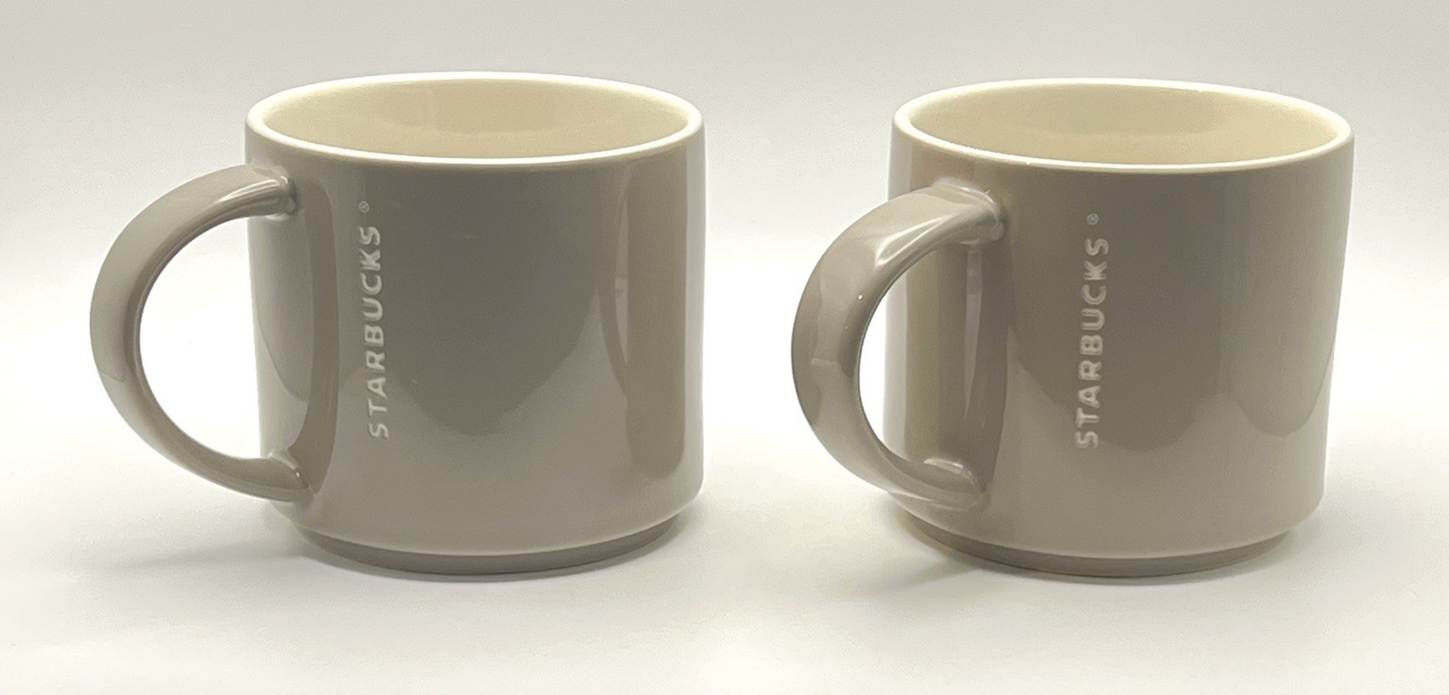 Starbucks Ceramic Stacking Mug 14 oz Set of 2 gallery