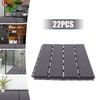 Plastic Composite Patio Deck Tiles 12”x12” Interlocking Decking Tiles gallery