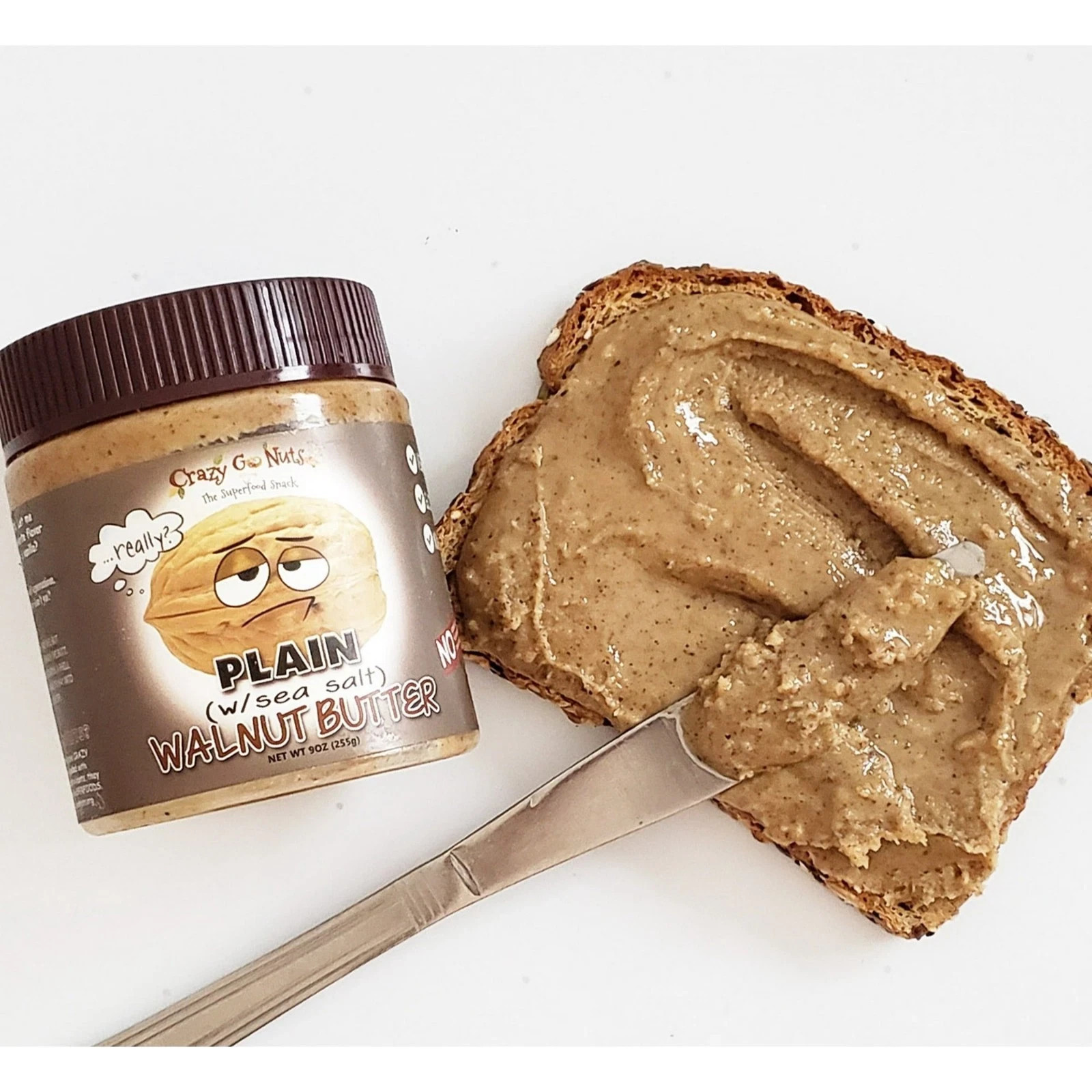 Crazy Go Nuts CGN Plain Walnut Butter with Sea Salt gallery