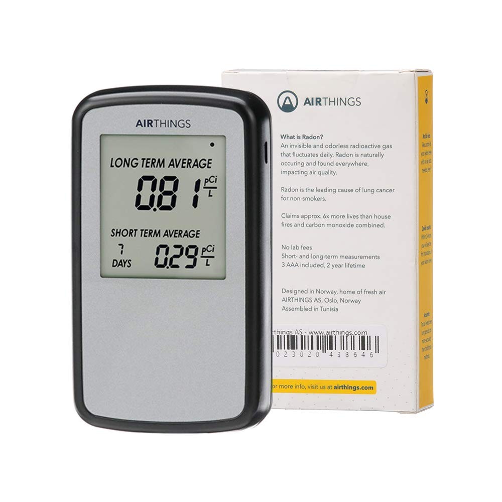 Portable Radon Detector by Airthings - Corentium 223 - Air Quality Monitor gallery