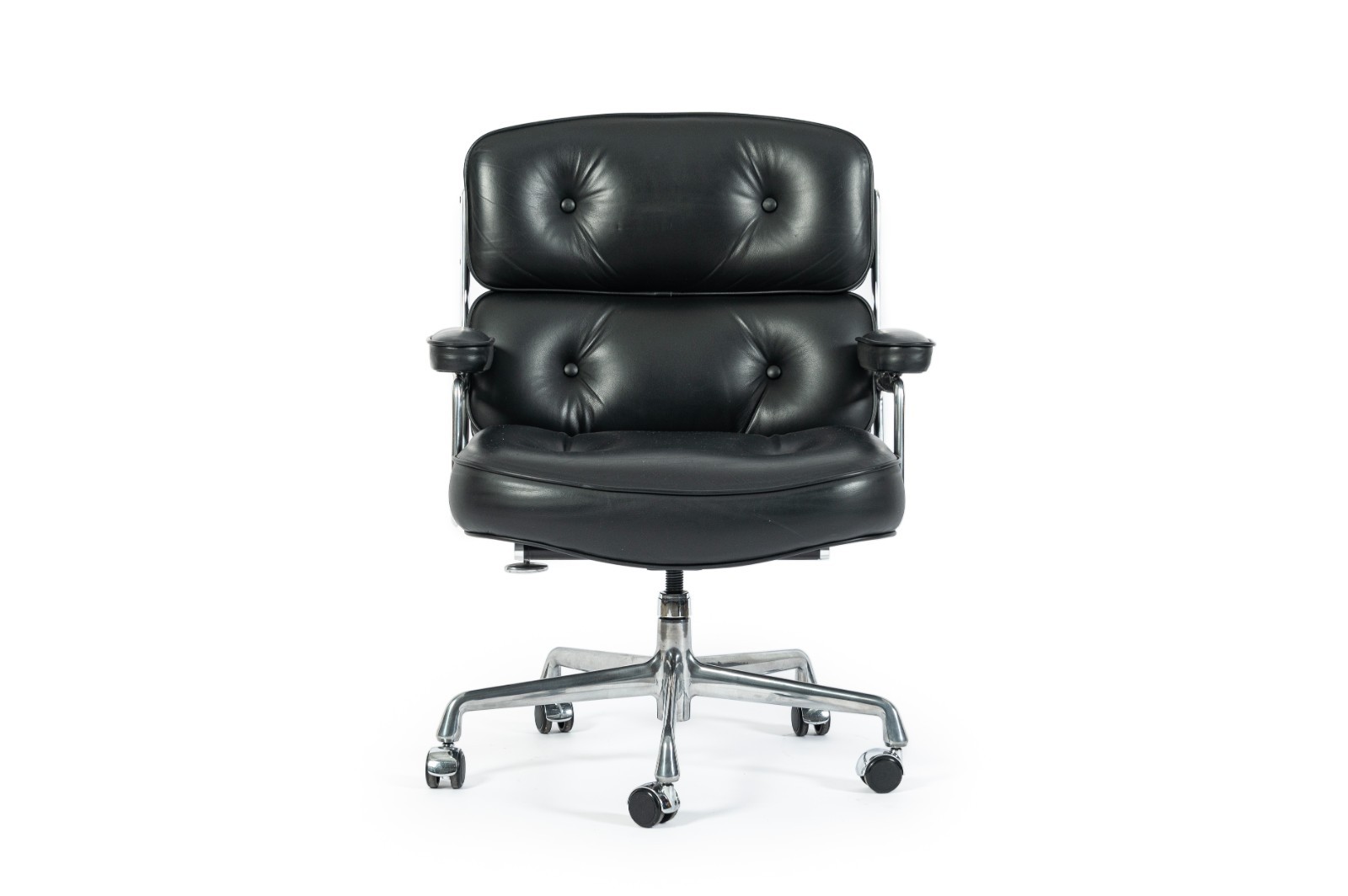 Eames Herman Miller Time Life Lobby Black Leather Office Chair 2017 gallery