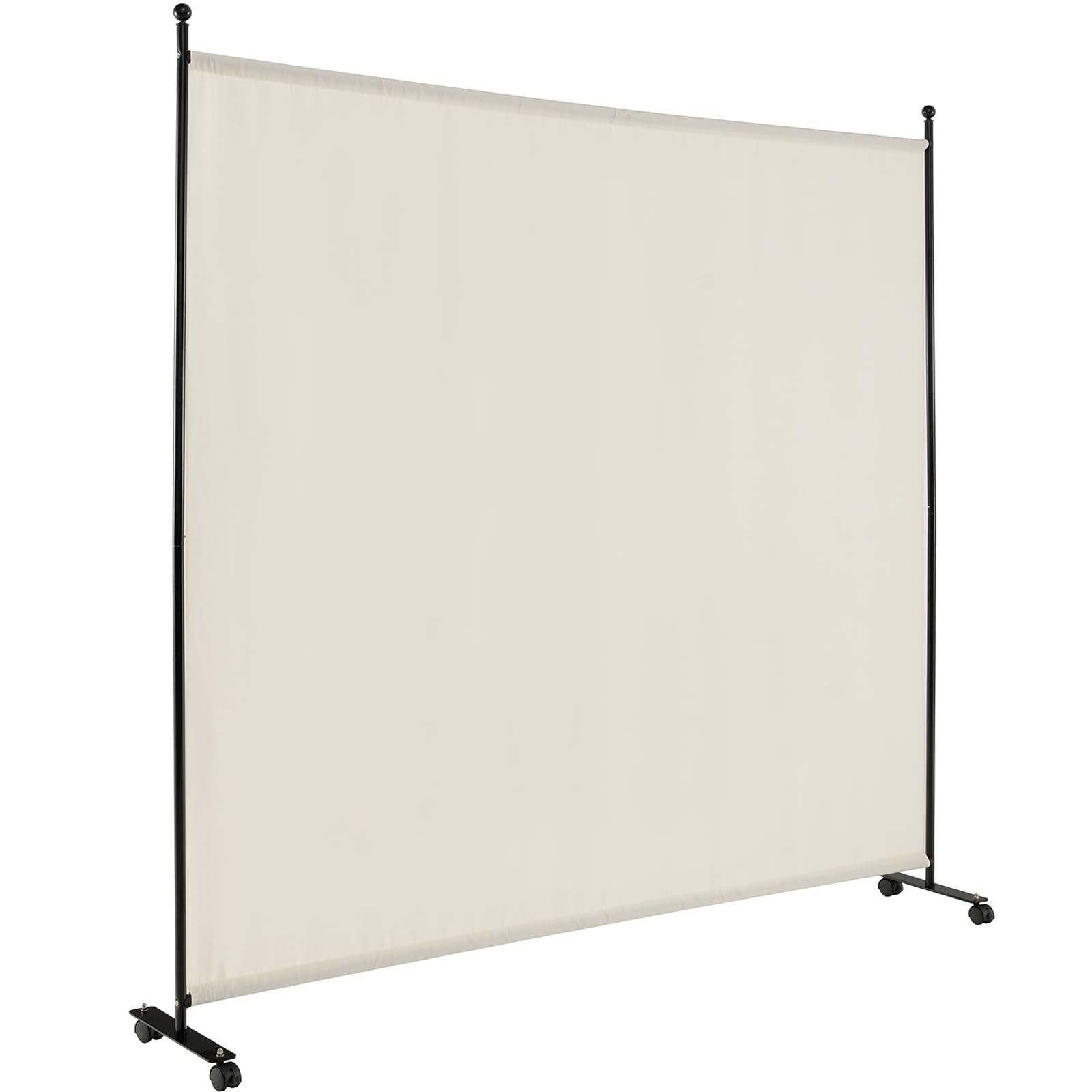 Room Divider Large Single Panel, 73''W x 73''H Privacy Screen with Lockable W... gallery