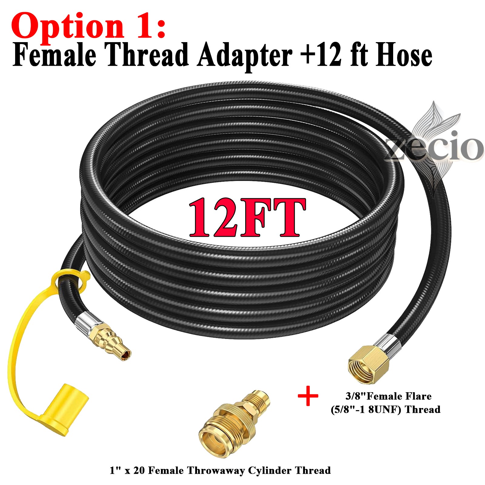Propane Elbow Adapter with 12FT Hose for Blackstone 17" & 22" Griddle, RV, Grill gallery