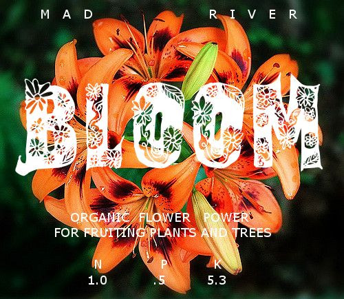 Mad River ORGANIC BLOOM plant nutrient Concentrate makes TWO GALLONS gallery